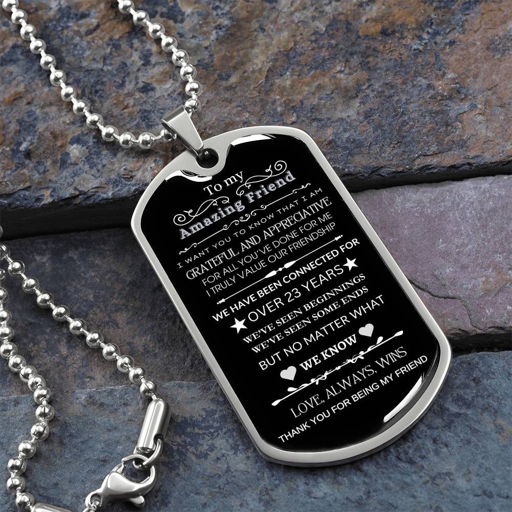 To My Amazing Friend