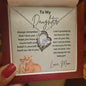 Daughter Forever Love Necklace (cub and lioness)