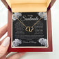 Soulmate Interlocked Hearts - Classic Black and White Rose Message Card