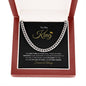 To My King Cuban Chain