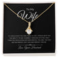 To My Wife - Alluring Beauty Necklace