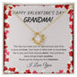 To Grandma - Love Knot Necklace