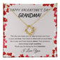 To Grandma - Love Knot Necklace