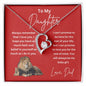 Daughter from Dad Forever Love Necklace