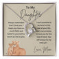 Daughter Forever Love Necklace (cub and lioness)