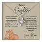 Daughter Forever Love Necklace (cub and lioness)