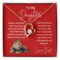 Daughter from Dad Forever Love Necklace