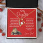 Daughter from Dad Forever Love Necklace