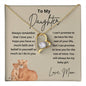 Daughter Forever Love Necklace (cub and lioness)