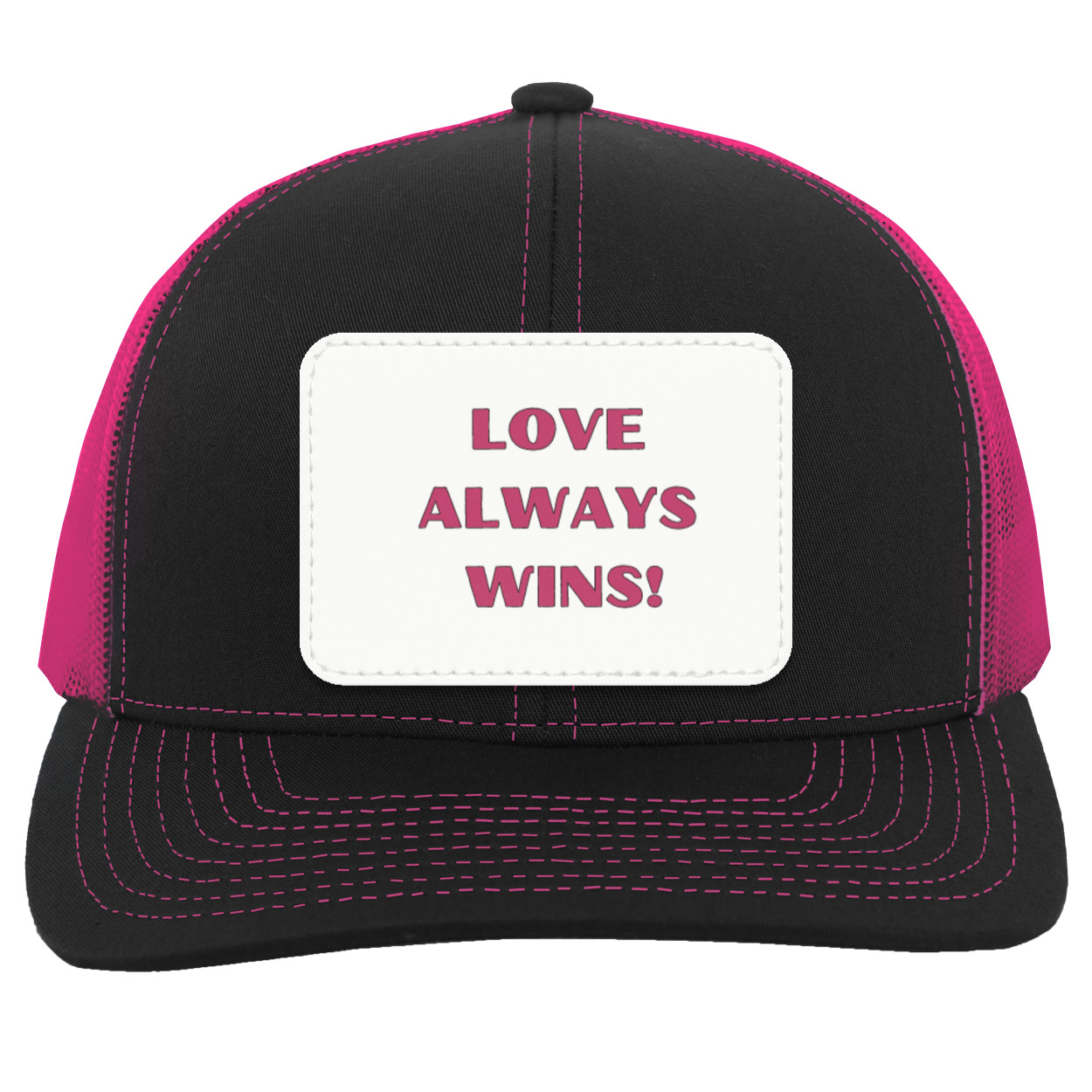 Pink Love Always Wins Trucker Snap Back