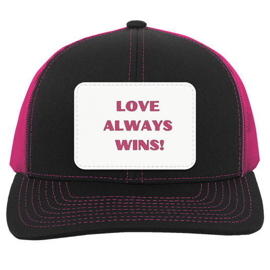 Pink Love Always Wins Trucker Snap Back