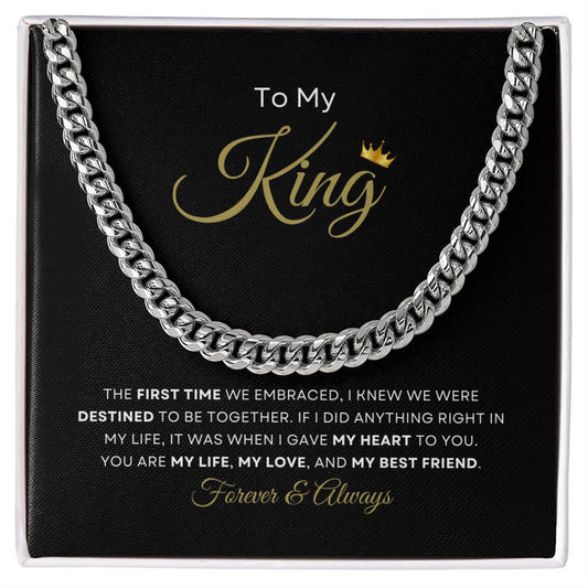 To My King Cuban Chain